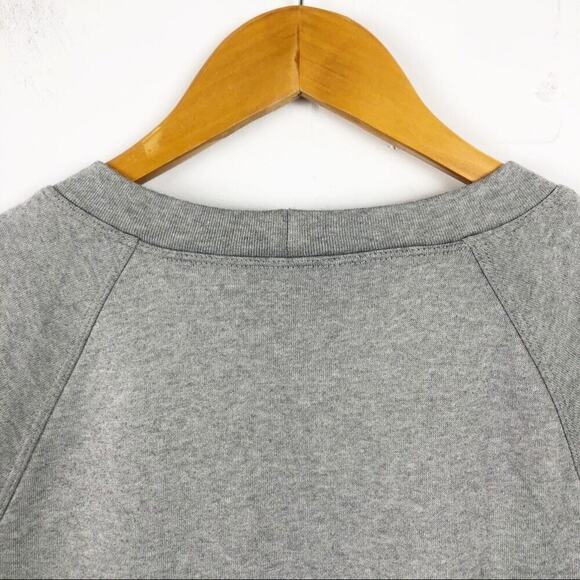 CAbi 3459 Gray Flashdance Sweater Mini Fleece Long Sleeve Shirt Dress XXS - Picture 15 of 16